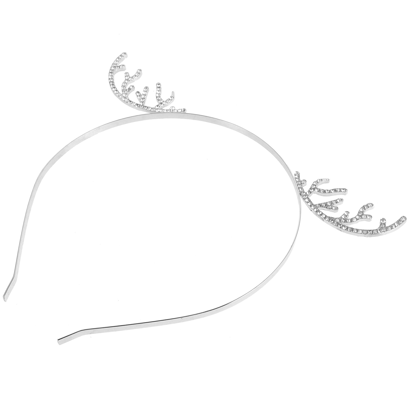 Reindeer Antlers Headband - Crystal Rhinestone Antler Headband Christmas Holiday