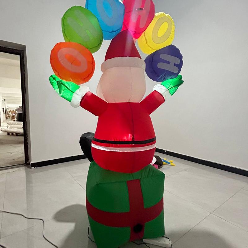 Blow Up Santa Inflatable Decor - Christmas Lights Outdoor incelemesi ve fiyatı