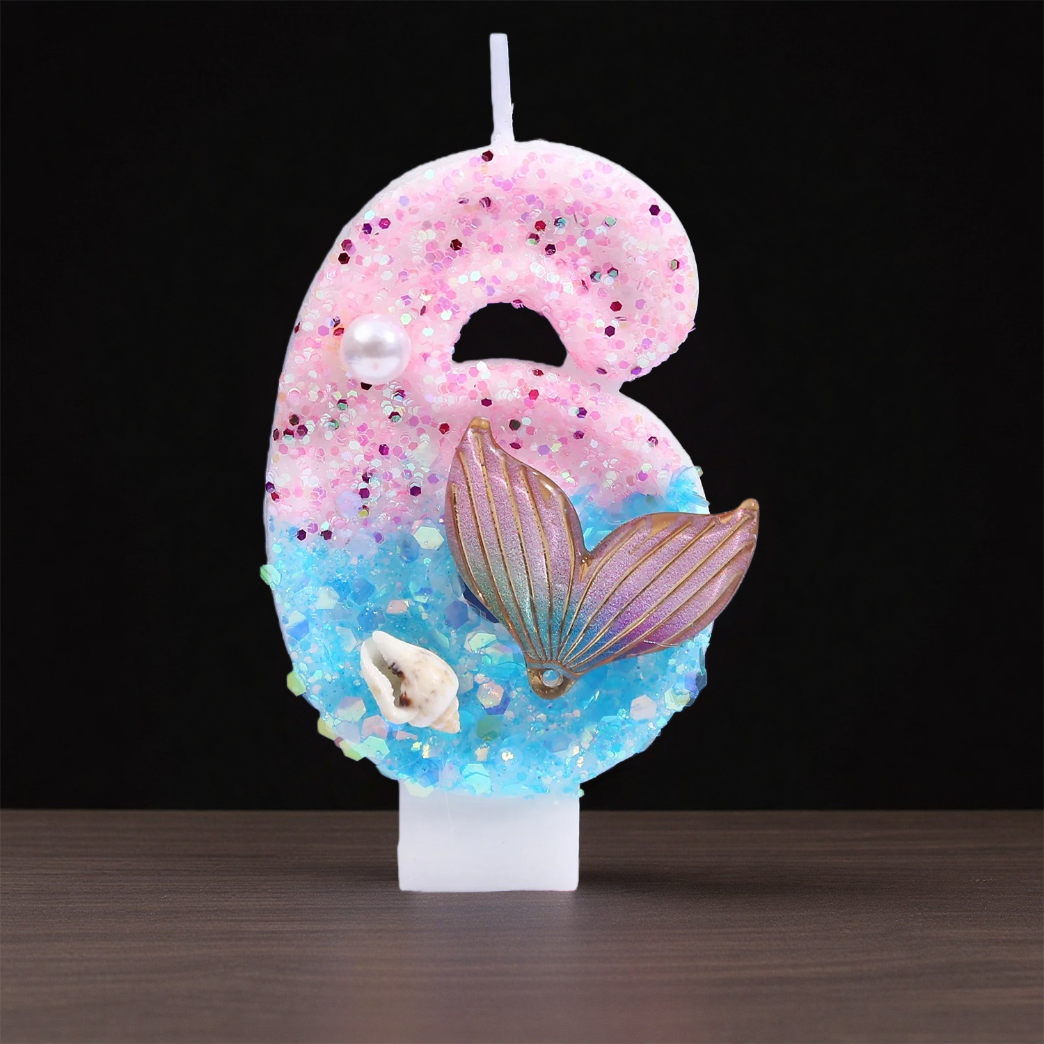 Gradient Blue Shell Pearl Crea - Holiday Candle Set incelemesi ve fiyatı