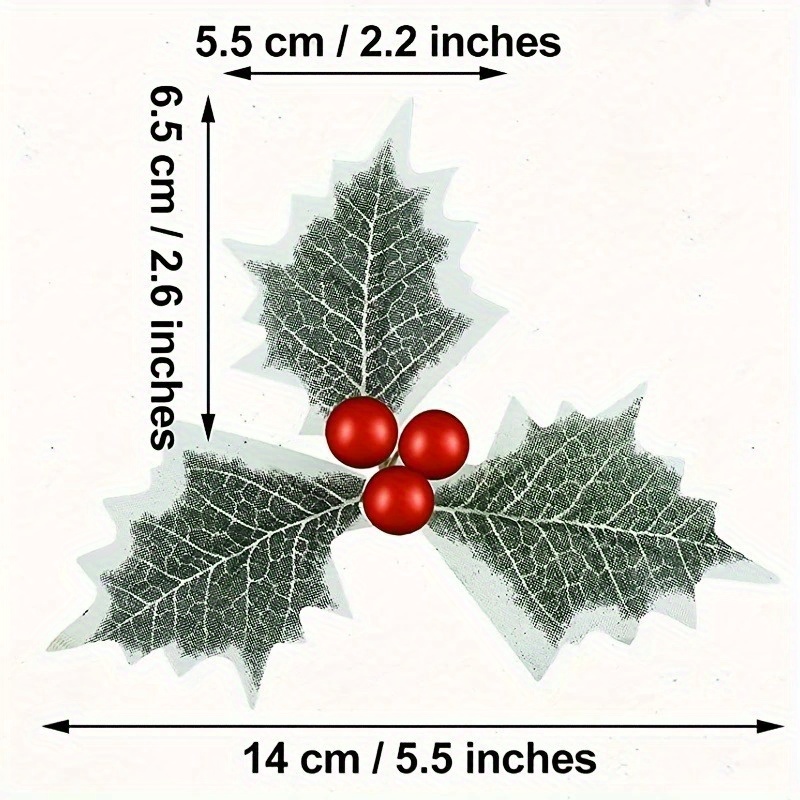 10 Pcs Artificial Holly Berrie - Christmas Wreath Fake incelemesi ve fiyatı