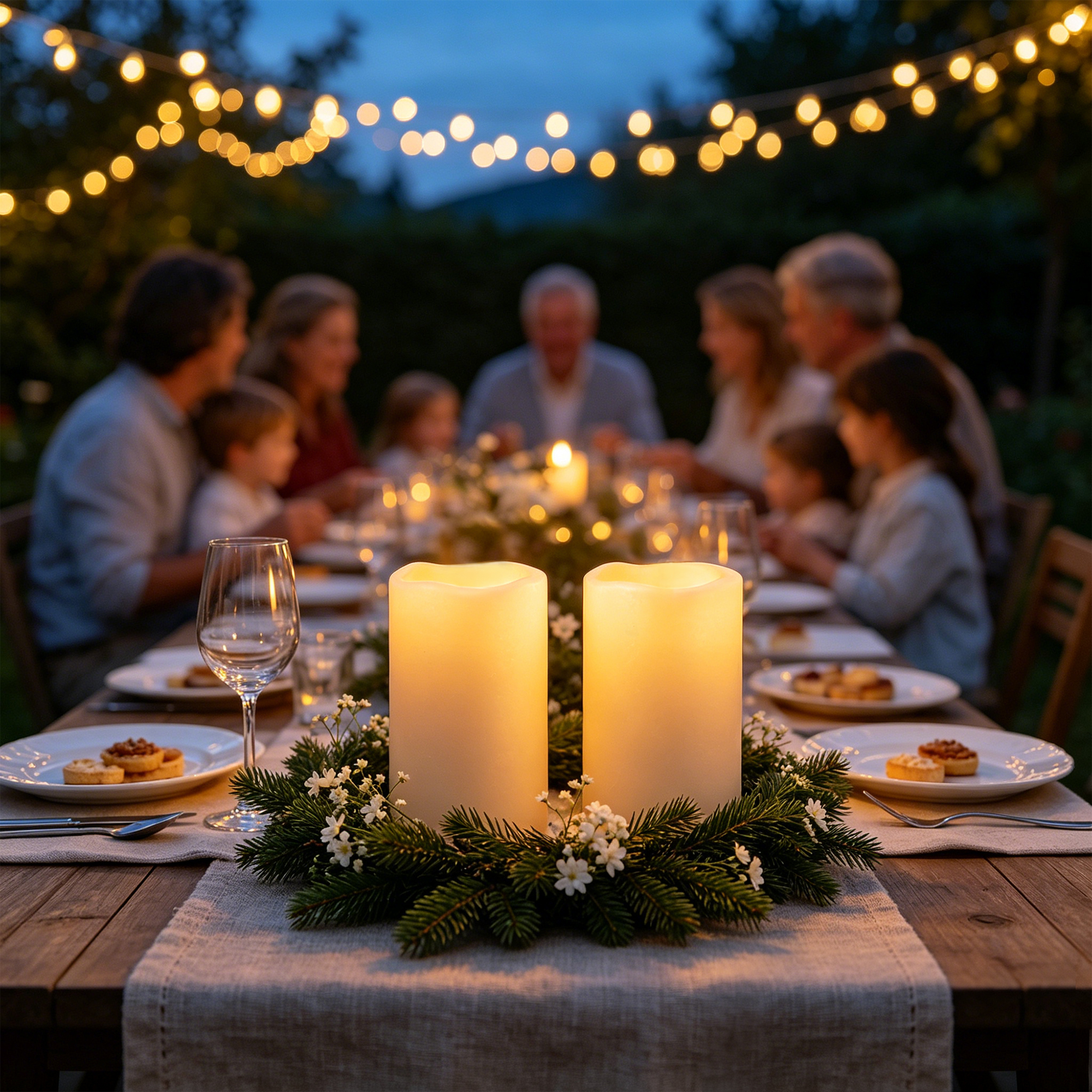 Flameless LED Pillar Candle Wa - Christmas Lights Outdoor incelemesi ve fiyatı