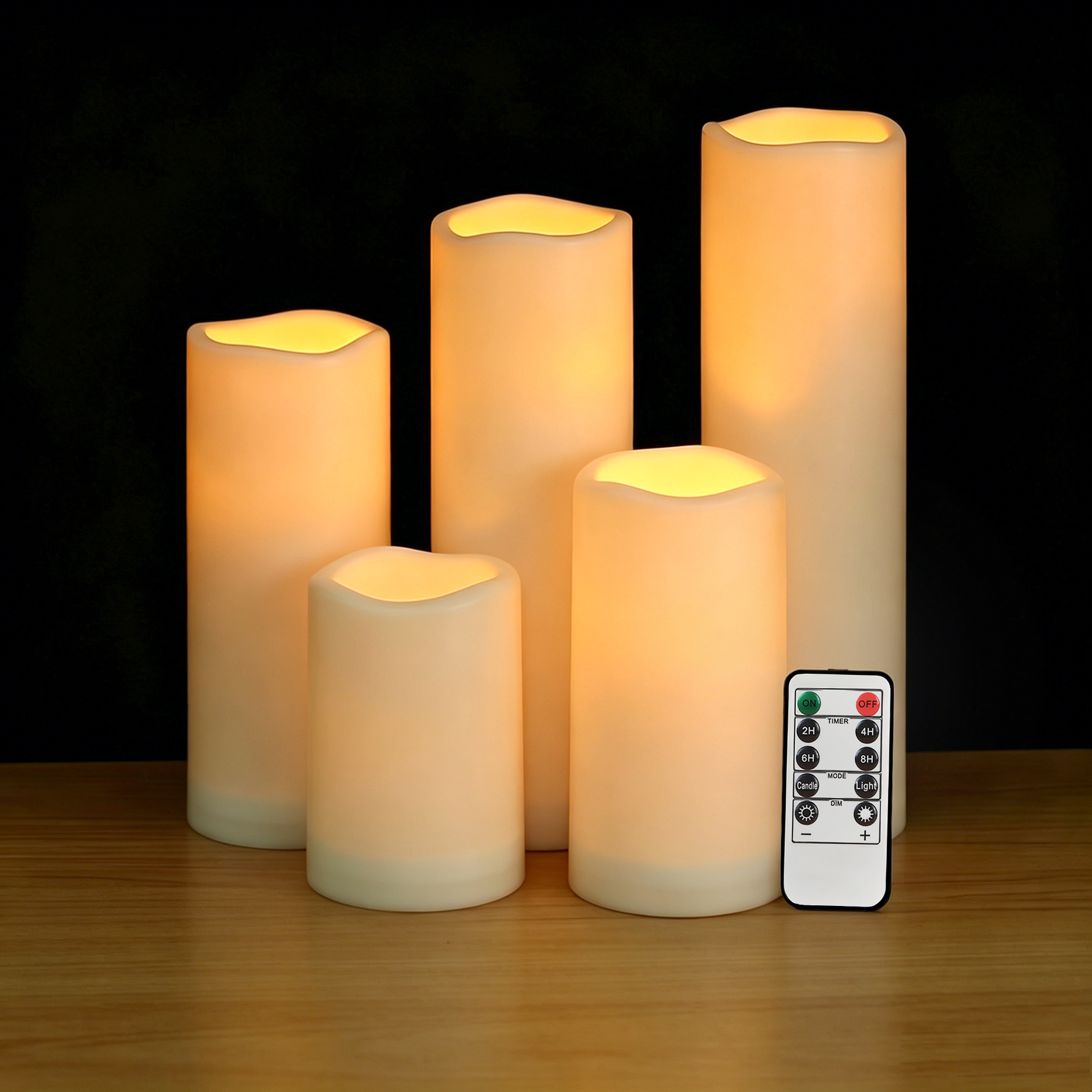 Flameless LED Pillar Candle Wa - Christmas Lights Outdoor incelemesi ve fiyatı