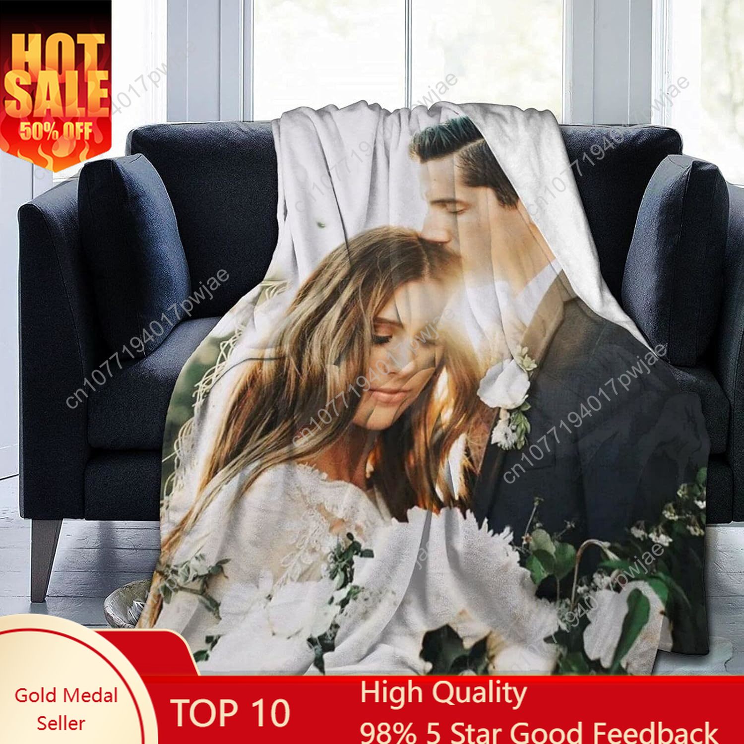 Custom Blanket with Photos Tex - Christmas Throw Blanket incelemesi ve fiyatı