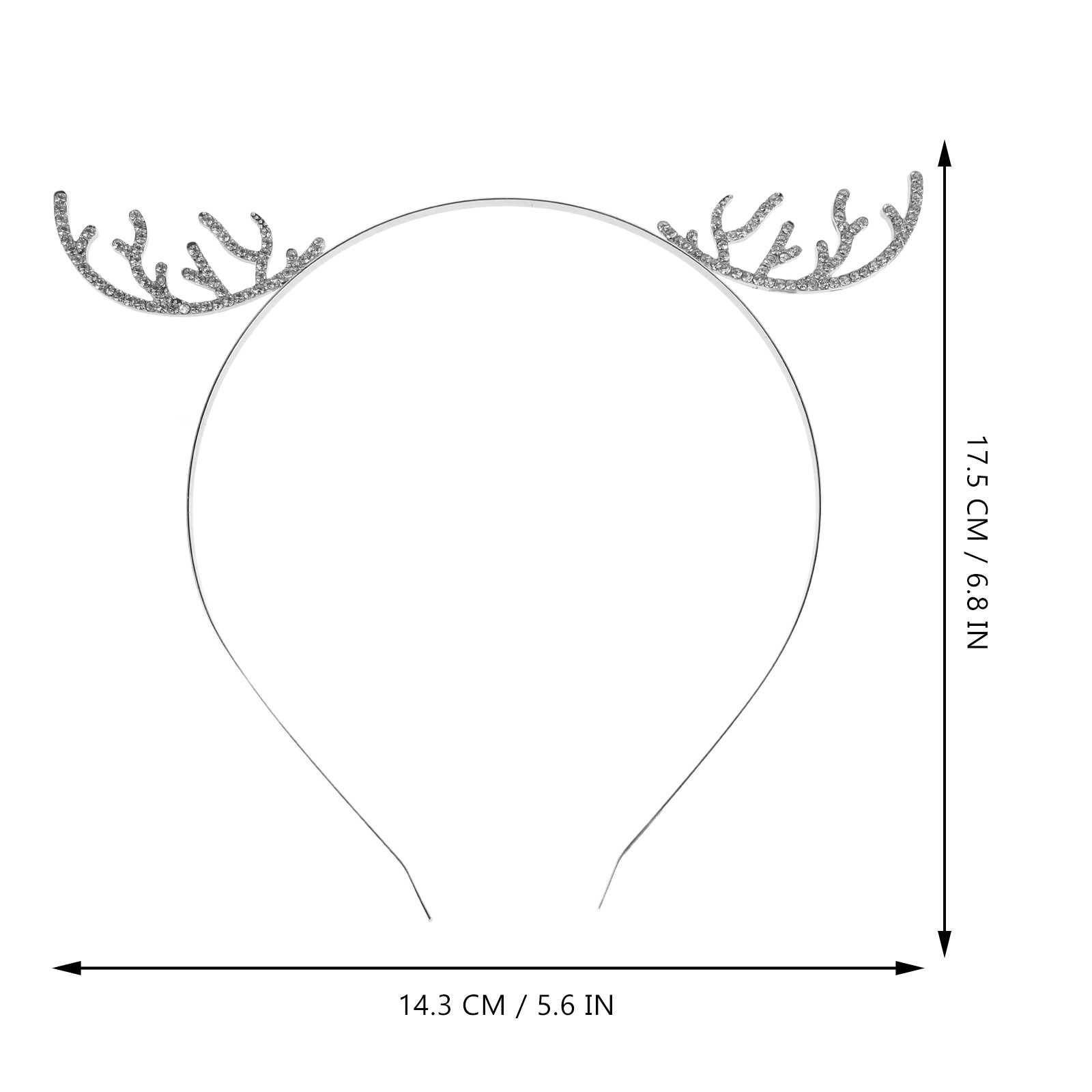 Crystal Rhinestone Antler Head - Reindeer Antlers Headband incelemesi ve fiyatı
