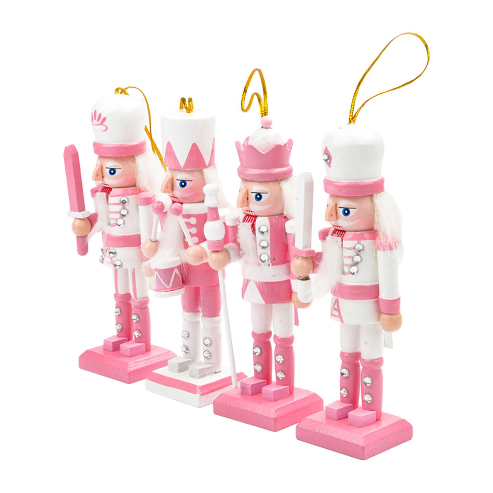 4x Wooden Nutcracker Soldier F - Nutcracker Figurine incelemesi ve fiyatı