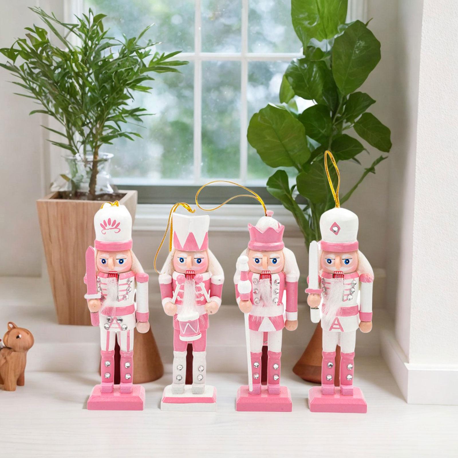 4x Wooden Nutcracker Soldier F - Nutcracker Figurine incelemesi ve fiyatı
