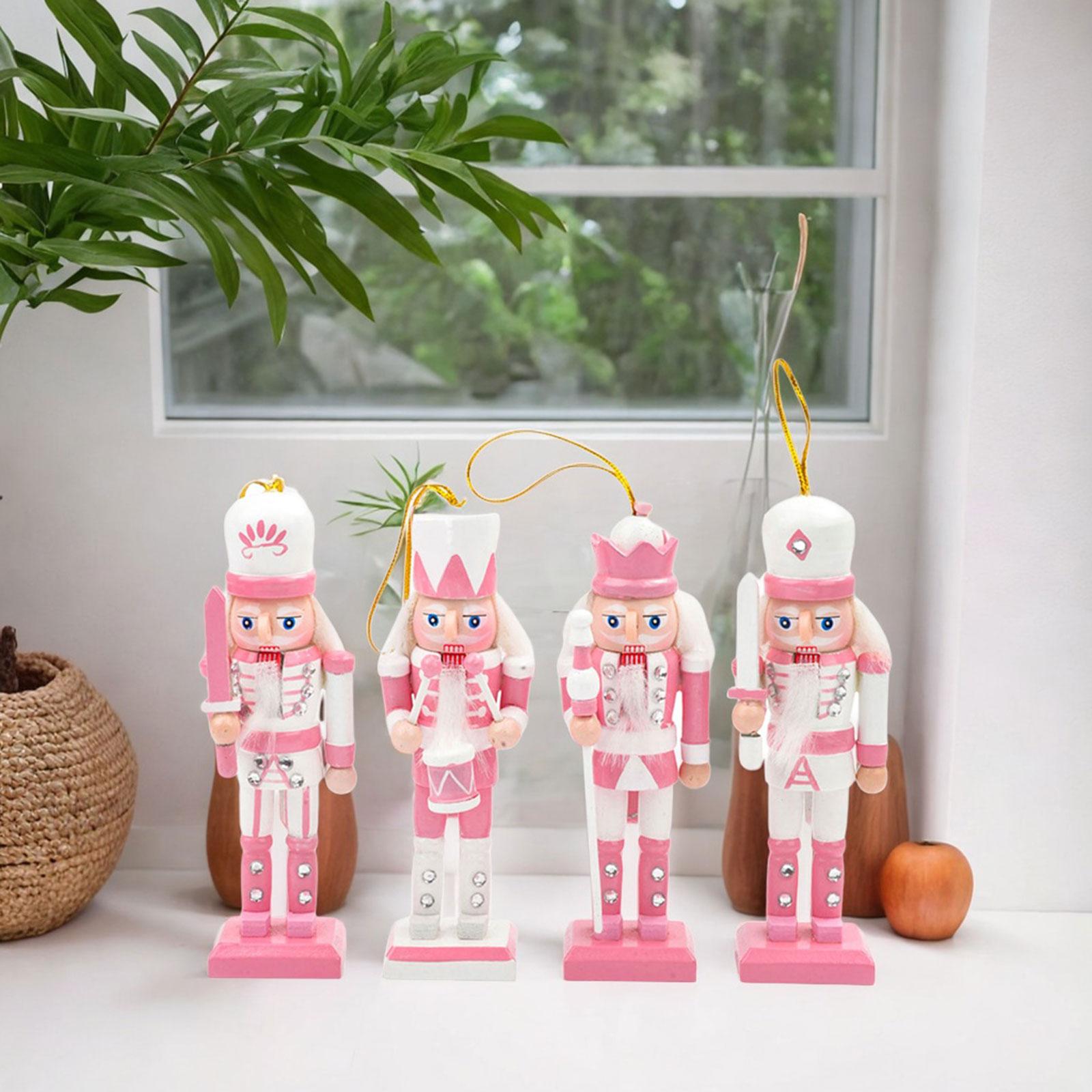 4x Wooden Nutcracker Soldier F - Nutcracker Figurine incelemesi ve fiyatı