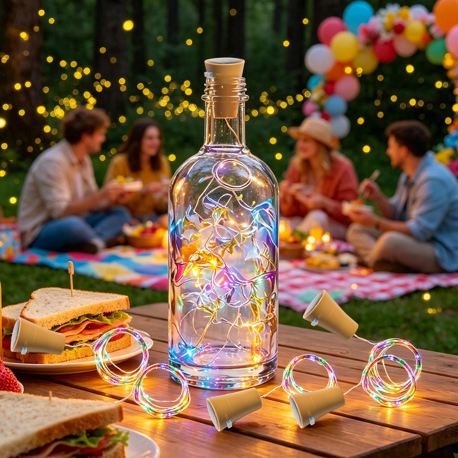 Solar Wine Bottle Lights LED W - Led Fairy String Lights incelemesi ve fiyatı
