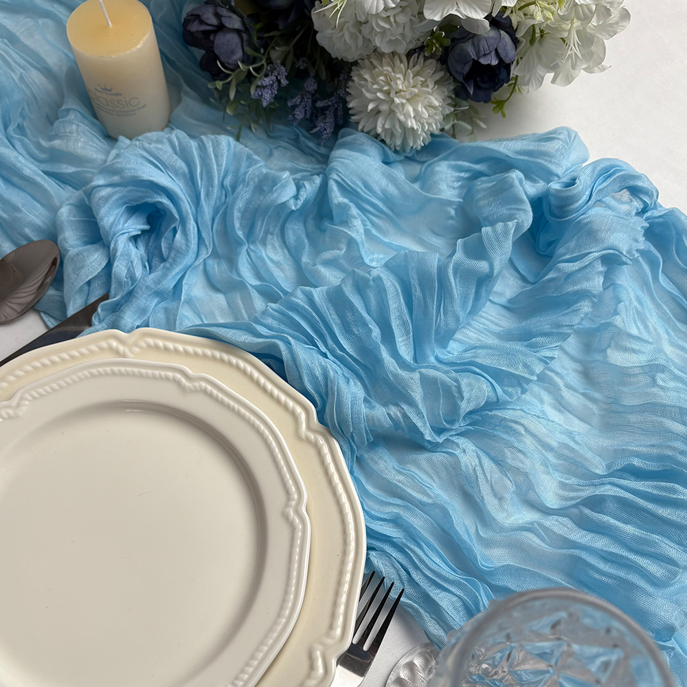 Wrinkle Gauze Table Runner Che - Christmas Table Runner incelemesi ve fiyatı
