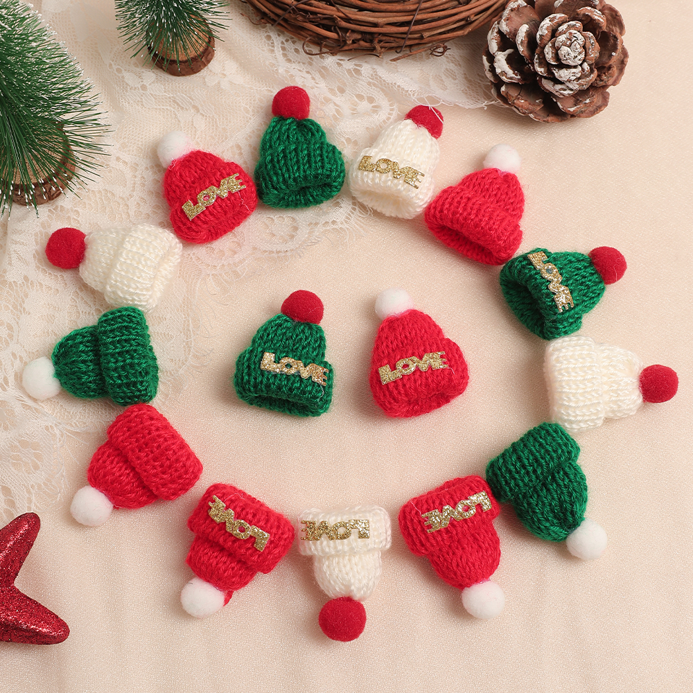 5/10Pcs Christmas Decoration M - Santa Hat Plush incelemesi ve fiyatı