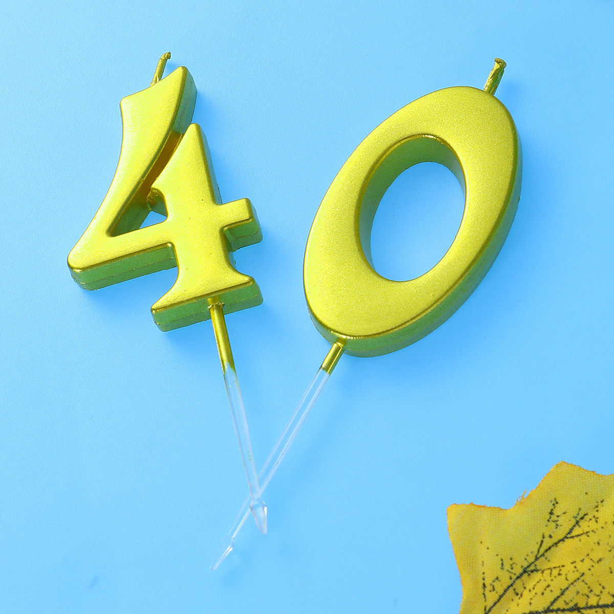 2Pcs 40 Birthday Number Candle - Holiday Candle Set incelemesi ve fiyatı
