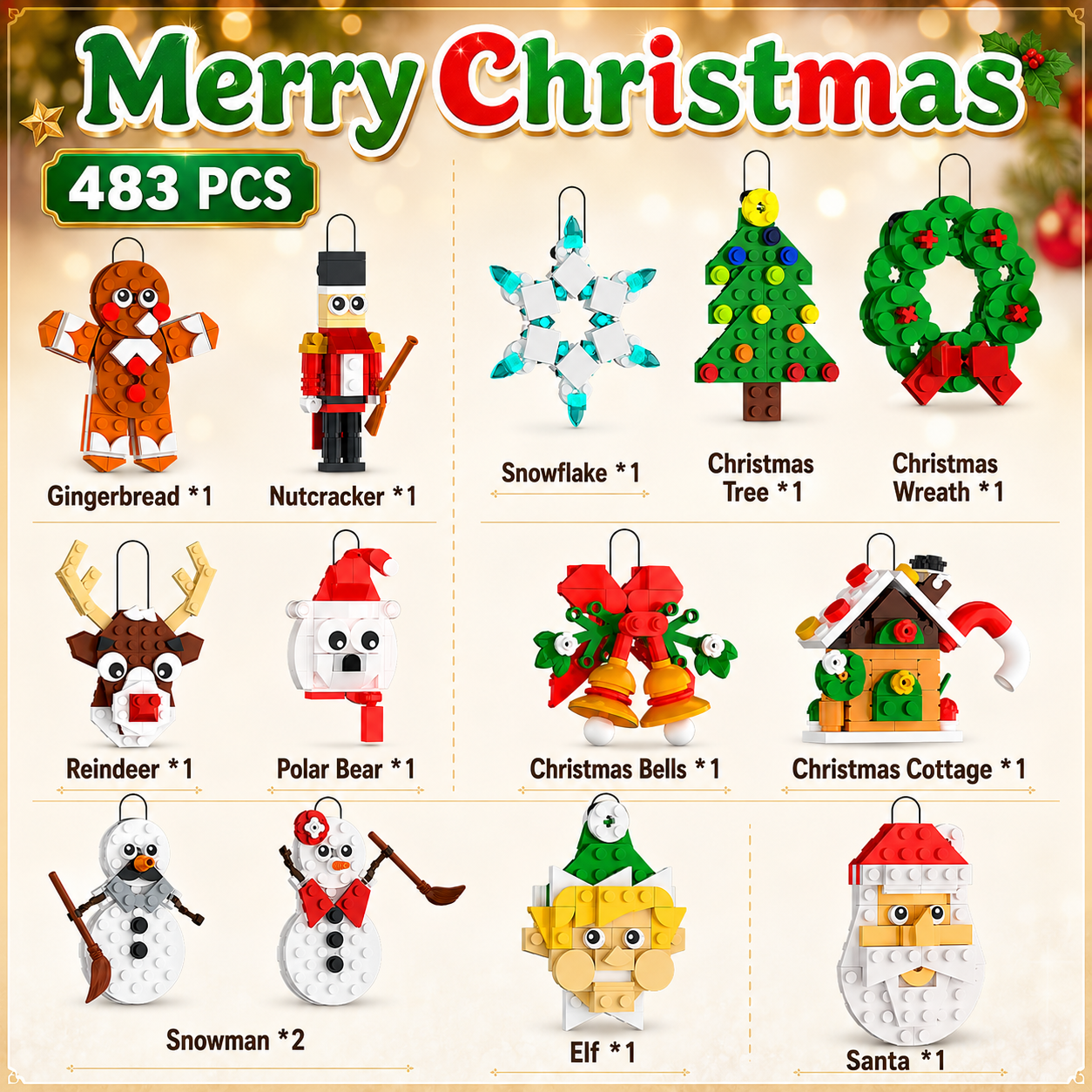 Christmas Ornaments Building B - Christmas Stocking Hanging incelemesi ve fiyatı