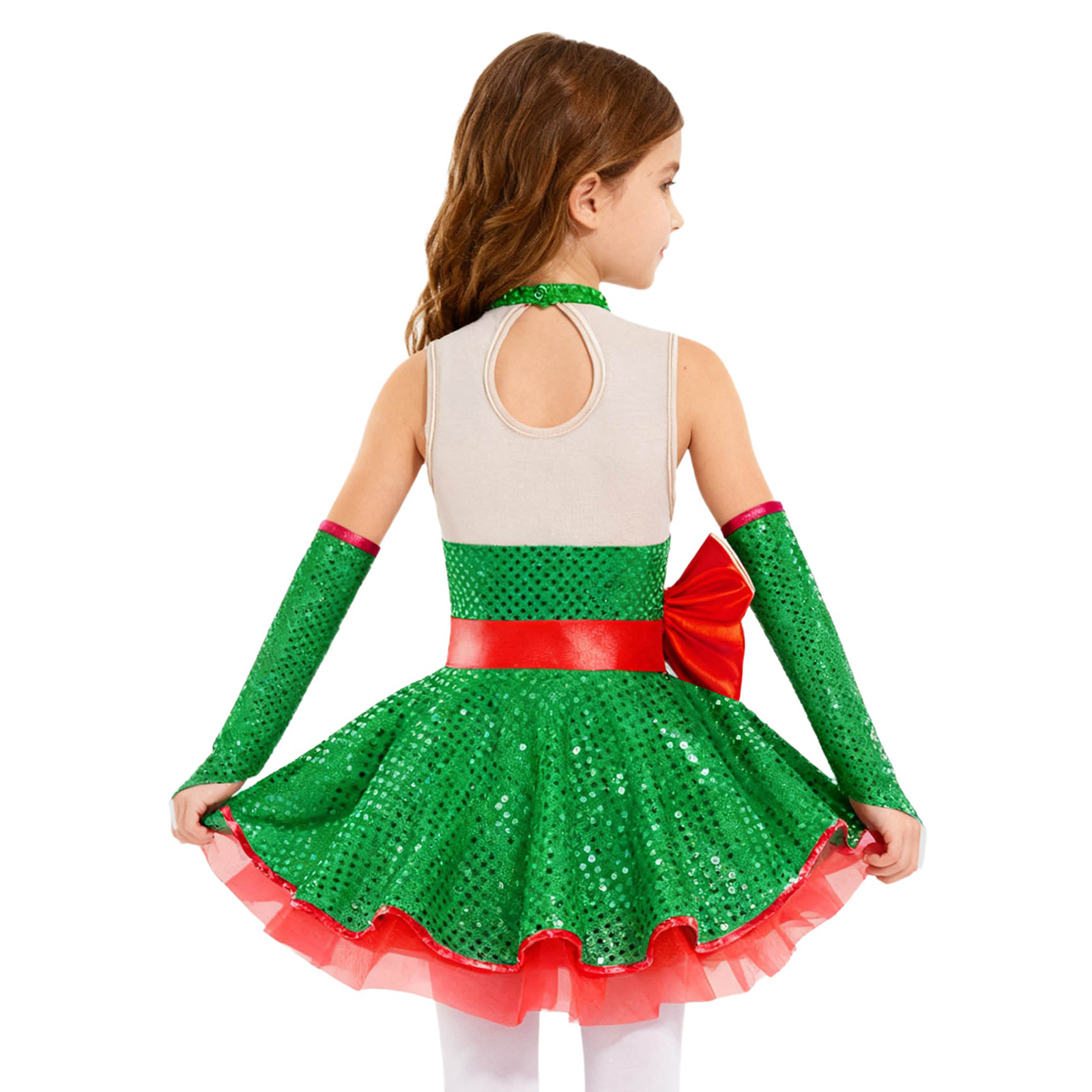 Teen Girls Christmas Sleeveles - Elf Costume Christmas incelemesi ve fiyatı
