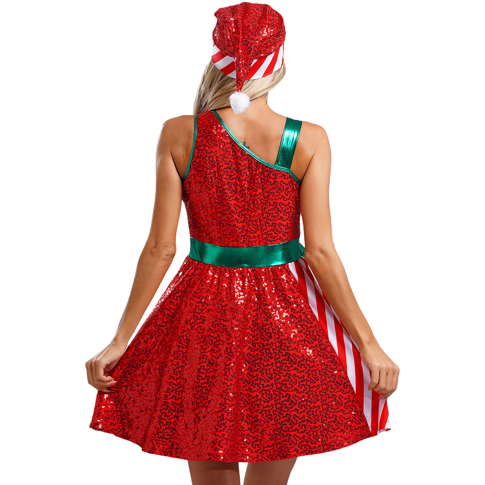 Christmas Santa Claus Dress El - Elf Costume Christmas incelemesi ve fiyatı