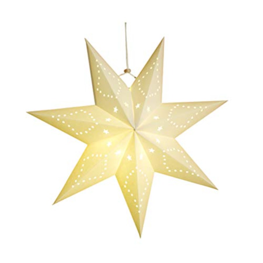 Paper Star Lantern Lamp Shade  - Star Tree Topper incelemesi ve fiyatı