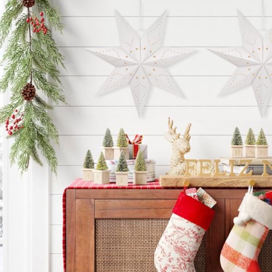 Paper Star Lantern Lamp Shade  - Star Tree Topper incelemesi ve fiyatı