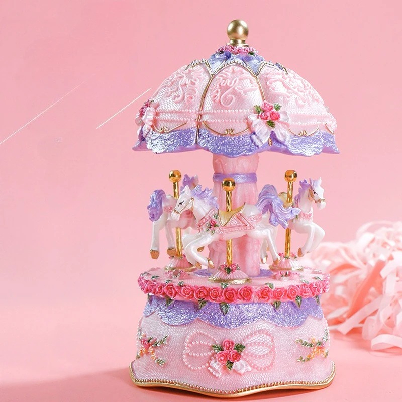 Birthday Gift Music Box Carous - Snow Globe Musical incelemesi ve fiyatı