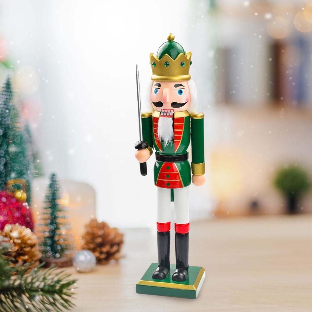 25cm Wooden Christmas Nutcrack - Nutcracker Figurine incelemesi ve fiyatı