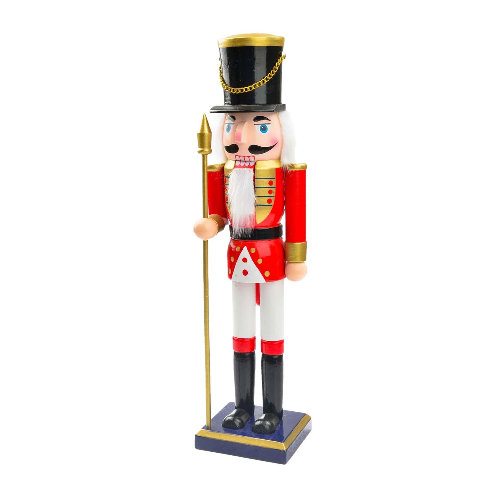 25cm Wooden Christmas Nutcrack - Nutcracker Figurine incelemesi ve fiyatı