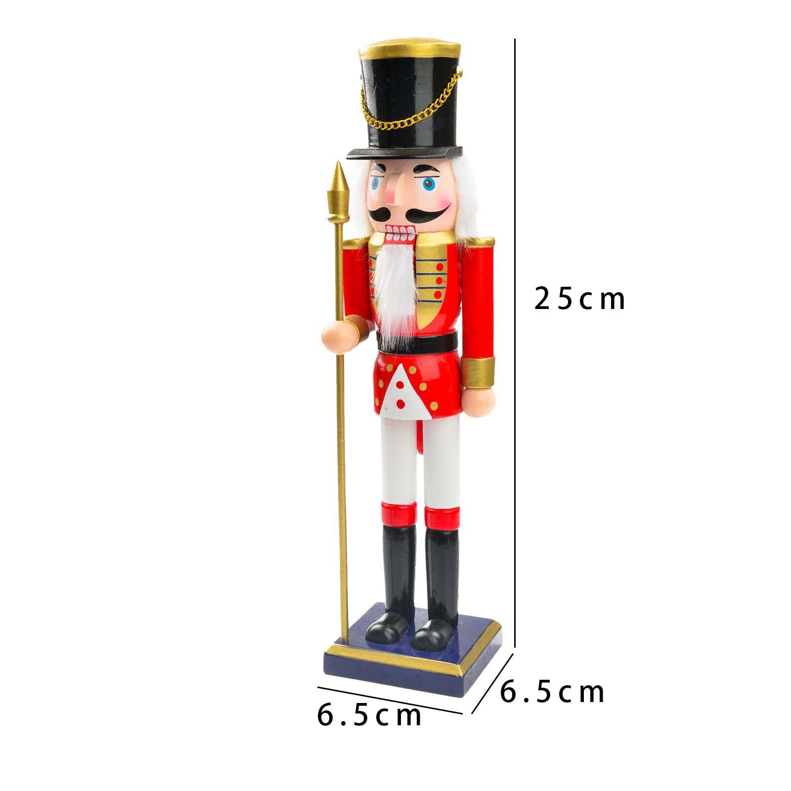 25cm Wooden Christmas Nutcrack - Nutcracker Figurine incelemesi ve fiyatı