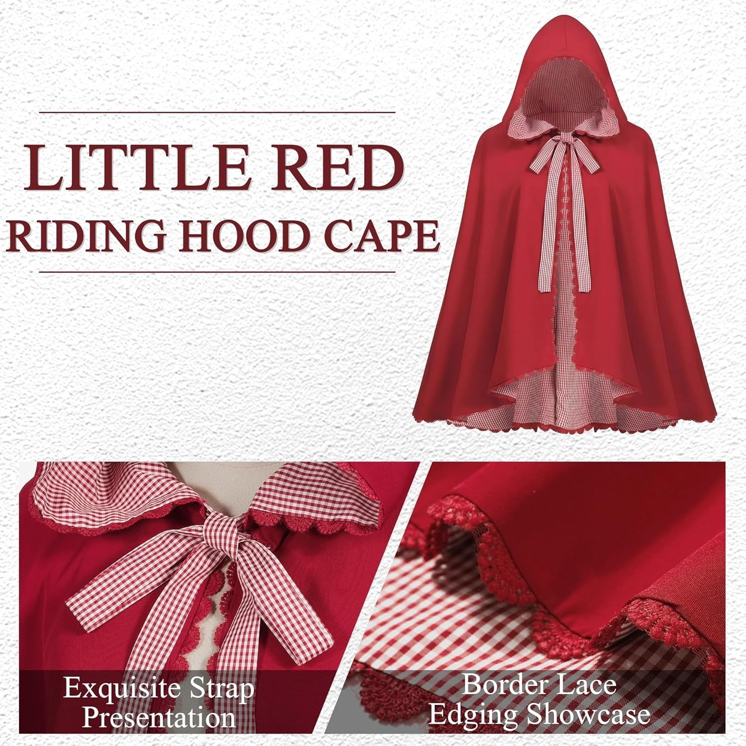 Red Plaid Cape Women's Double  - Christmas Throw Blanket incelemesi ve fiyatı