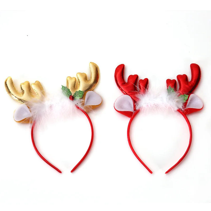 Fashion Christmas Red Bows Hea - Reindeer Antlers Headband incelemesi ve fiyatı