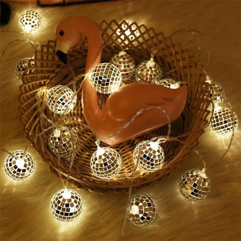 1.5m LED Mirror Ball String Li - Led Fairy String Lights incelemesi ve fiyatı