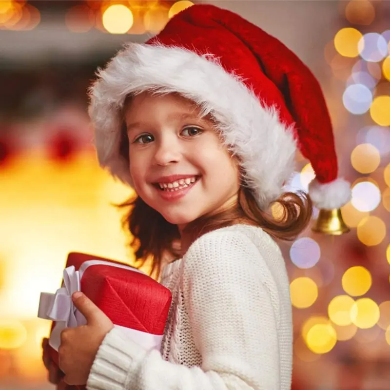 Christmas Santa Hat Xmas Long  - Santa Hat Plush incelemesi ve fiyatı