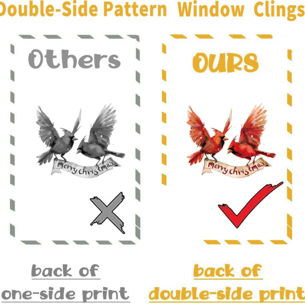 9pcs Christmas Window Decals C - Snowflake Window Decal incelemesi ve fiyatı