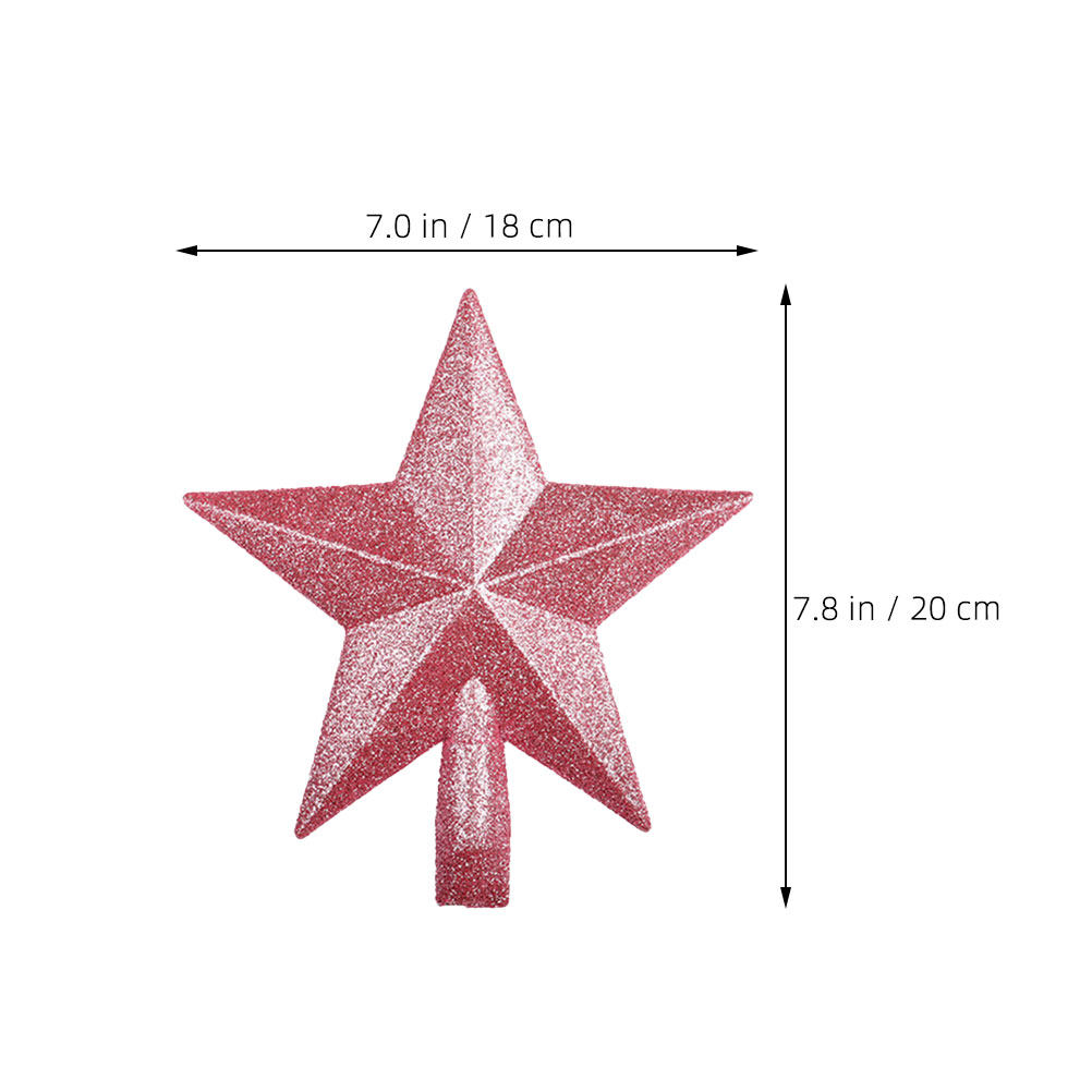 3Pcs 20Cm Small Pink Glitter S - Star Tree Topper incelemesi ve fiyatı
