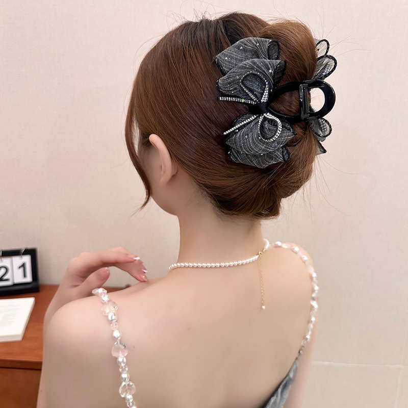 New Elegant Mesh Bow Hair Clip - Ribbon Bow Gift incelemesi ve fiyatı