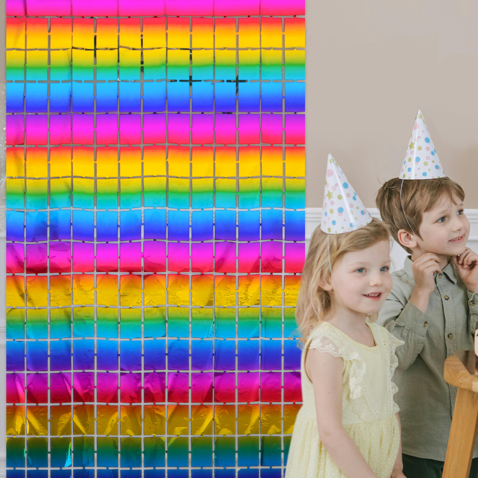 Square Tinsel Door Curtain Rai - Tinsel Garland Decoration incelemesi ve fiyatı