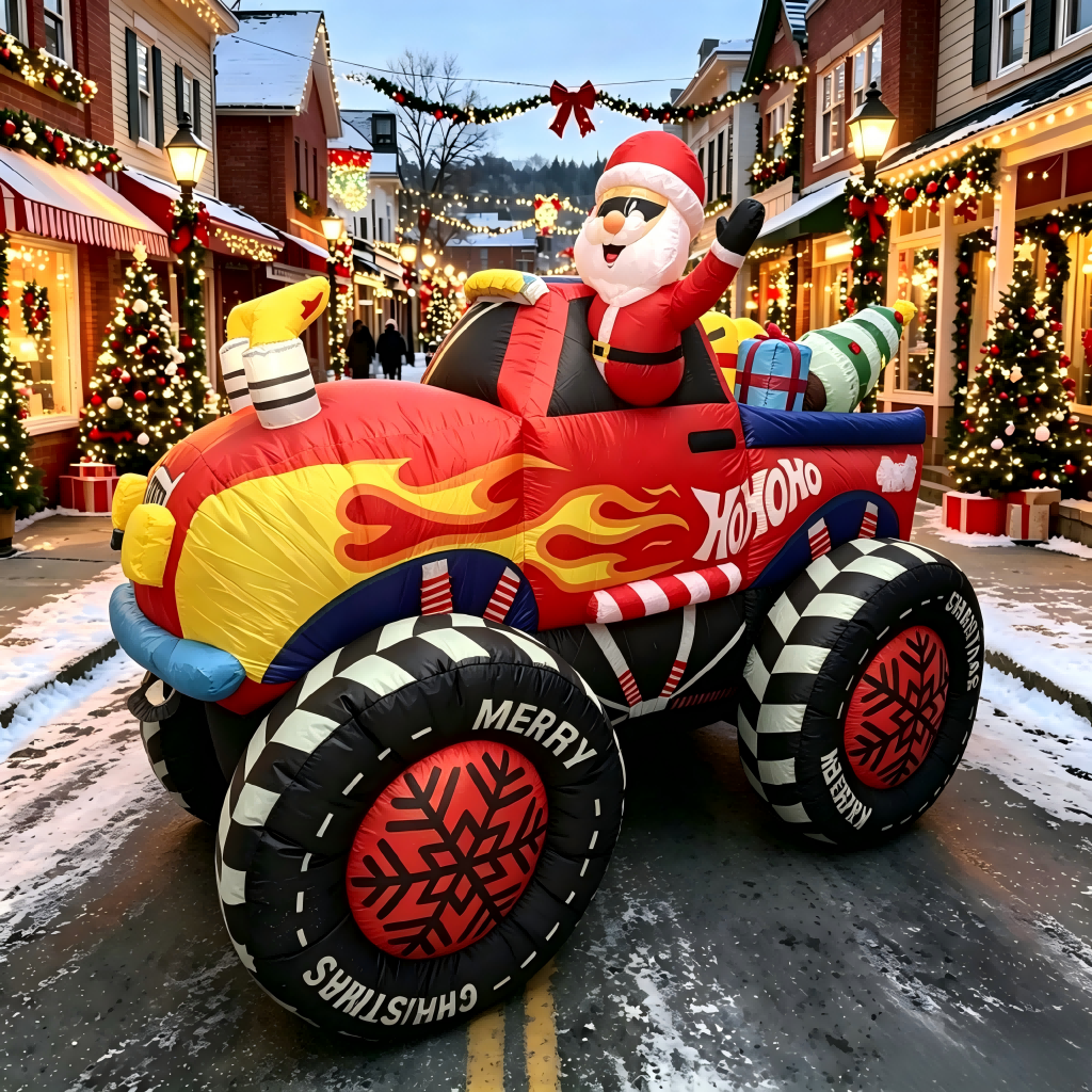 8 FT Christmas Inflatable Mons - Christmas Lights Outdoor incelemesi ve fiyatı