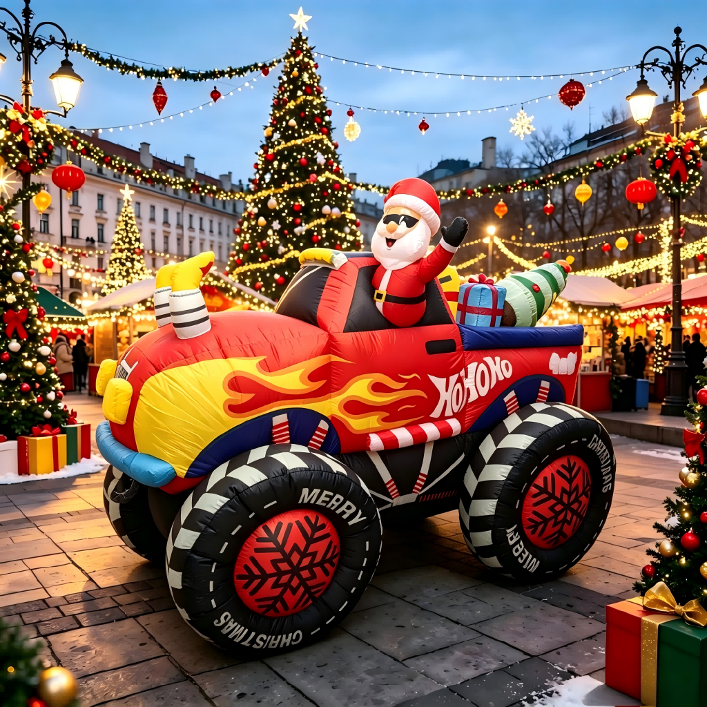 8 FT Christmas Inflatable Mons - Christmas Lights Outdoor incelemesi ve fiyatı
