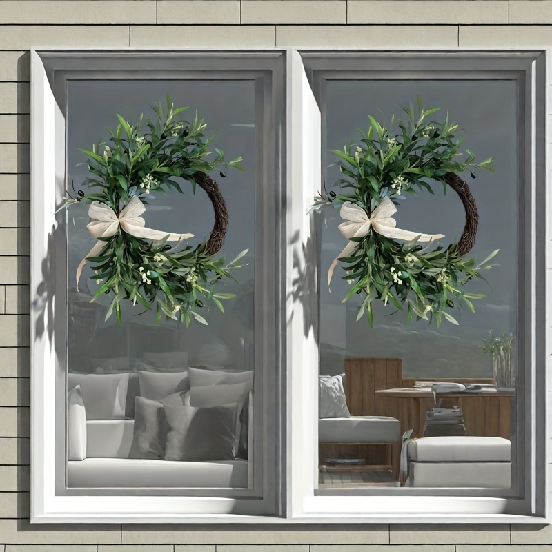 2025 Artificial Olive Wreath W - Christmas Wreath Fake incelemesi ve fiyatı