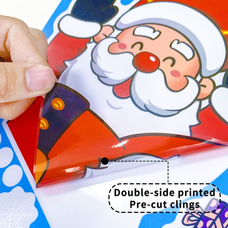 2025 Christmas Decorative Glas - Snowflake Window Decal incelemesi ve fiyatı